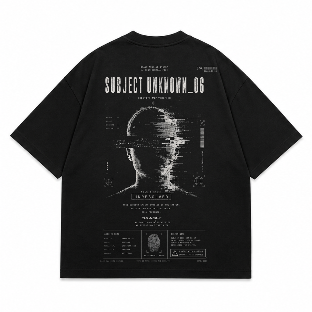 SUBJECT UNKNOWN_06 TEE