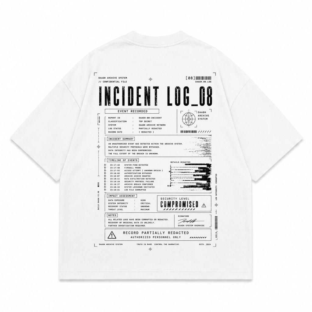 INCIDENT LOG_08 TEE